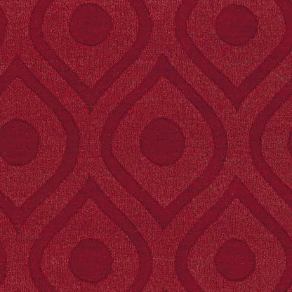 Bantam Modern Red Area Rug