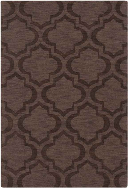Bergerac Modern Dark Brown Area Rug