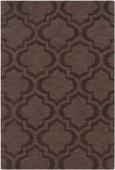 Bergerac Modern Dark Brown Area Rug
