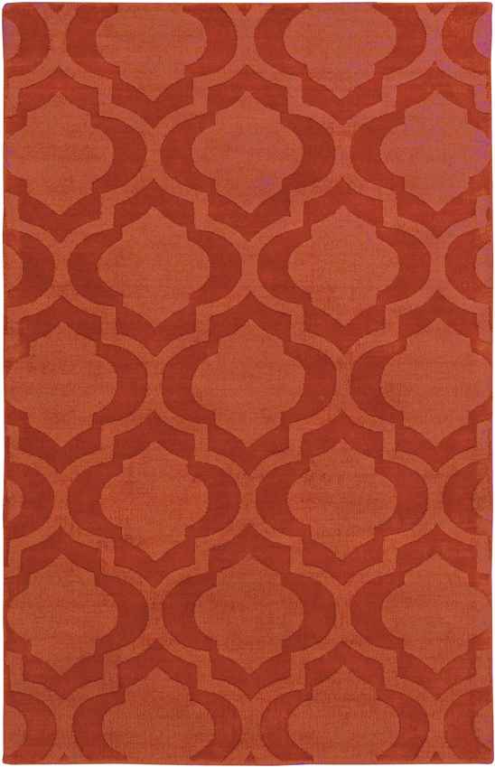 Bergerac Modern Brick Area Rug