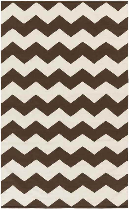 Zetten Modern Brown Area Rug