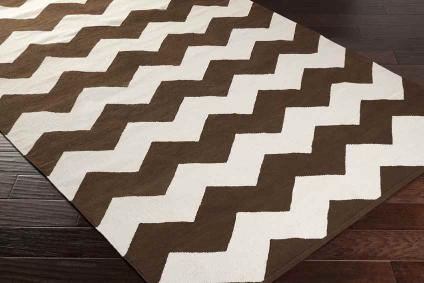 Zetten Modern Brown Area Rug