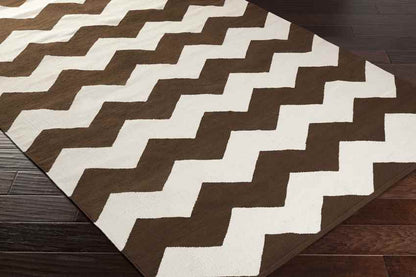 Zetten Modern Brown Area Rug