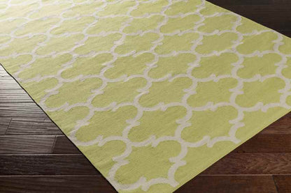 Zeumeren Modern Yellow/Ivory Area Rug