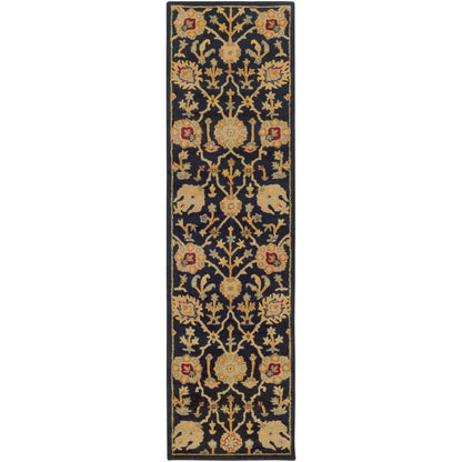Bearden Traditional Navy Area Rug
