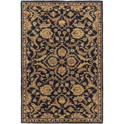 Bearden Traditional Navy Area Rug