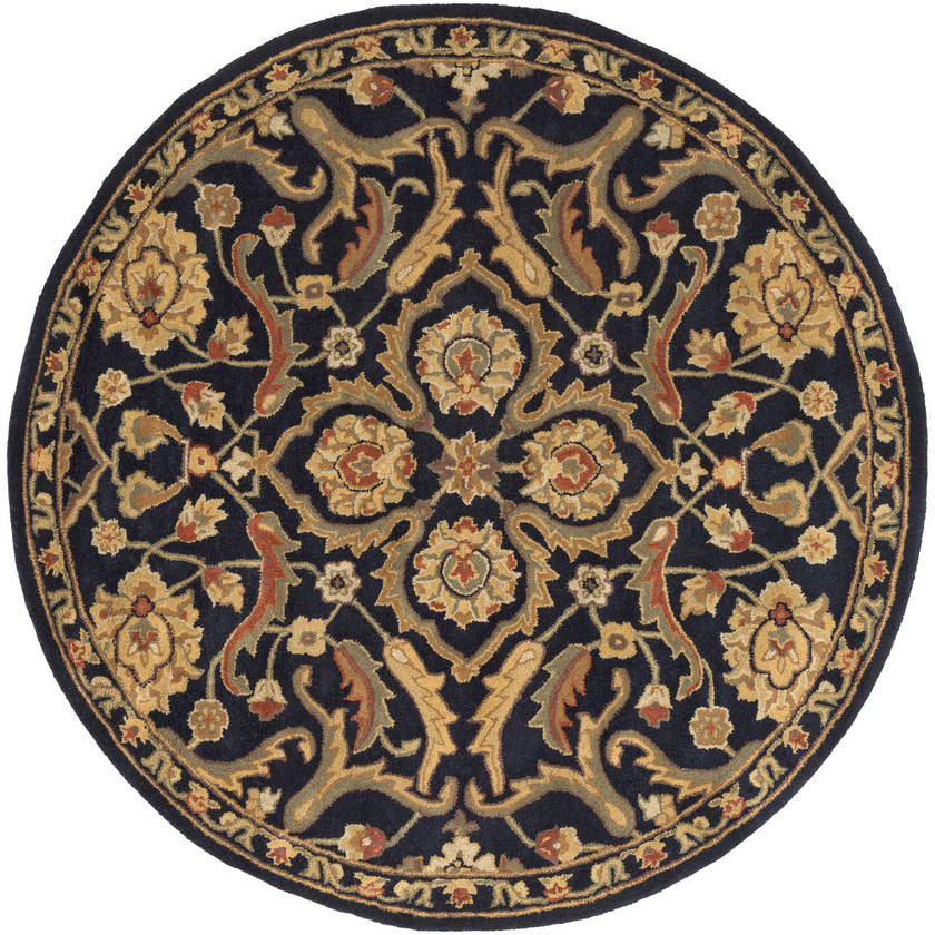 Bearden Traditional Navy Area Rug
