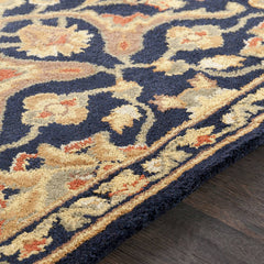 Bearden Traditional Navy Area Rug