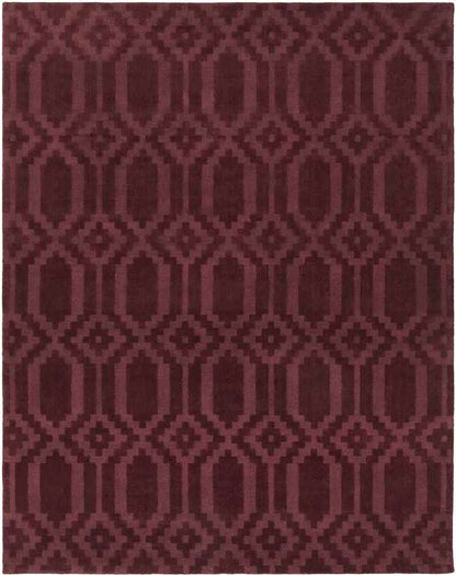 Audric Modern Burgundy Area Rug
