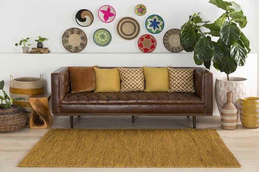 Belvedere Global Mustard Area Rug