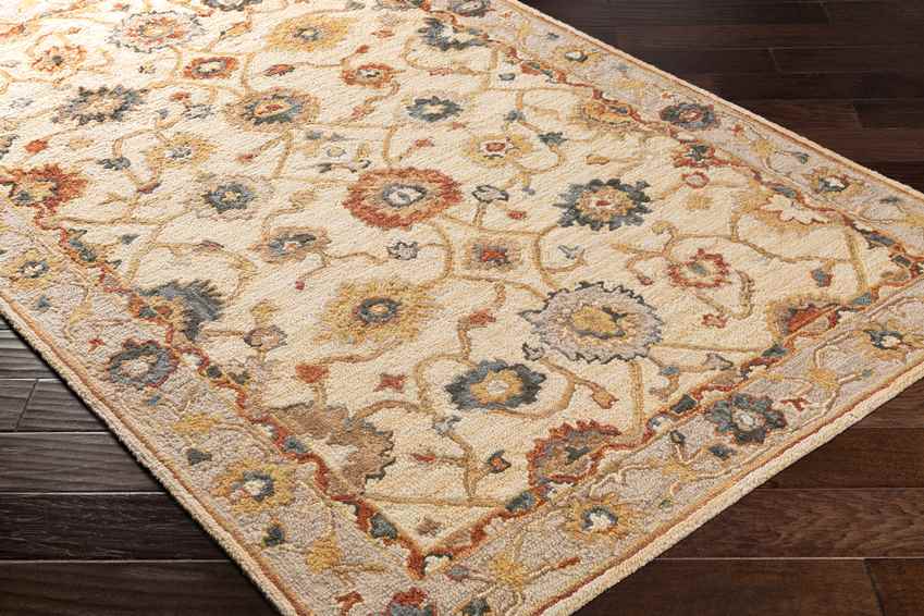 Mardi Traditional Taupe Area Rug