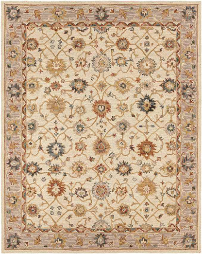 Mardi Traditional Taupe Area Rug