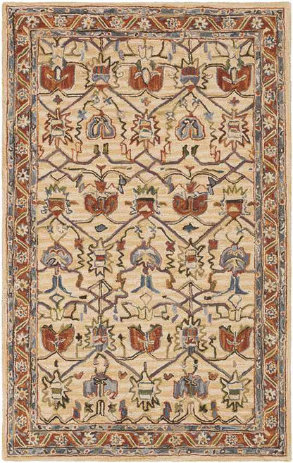 Maribel Traditional Clay Area Rug