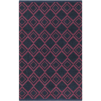 Berryville Global Black/Purple Area Rug