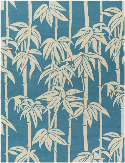 Birdsong Modern Blue Area Rug