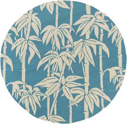 Birdsong Modern Blue Area Rug