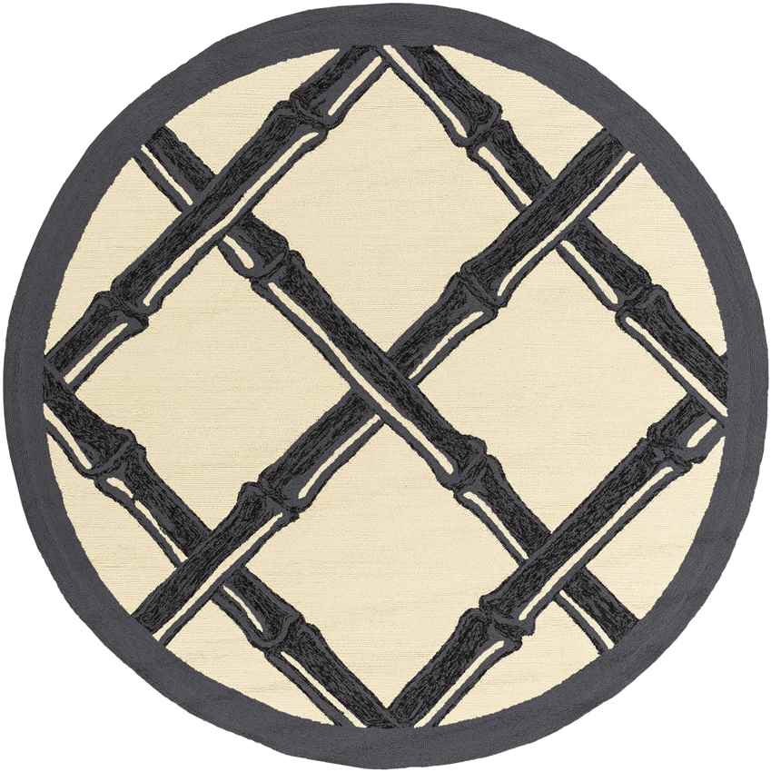 Birmingham Modern Ivory/Black Area Rug