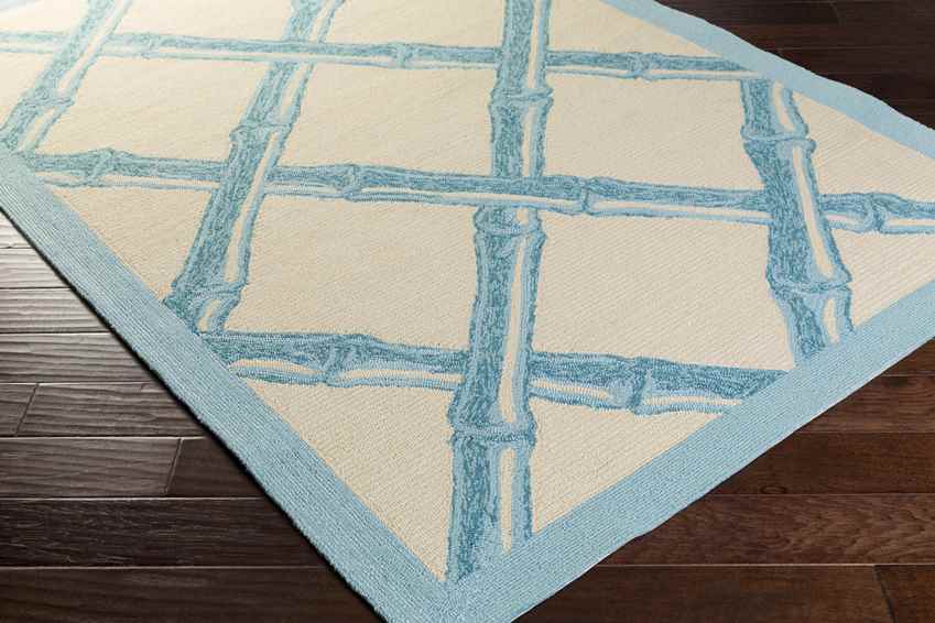 Birmingham Modern Blue/Ivory Area Rug
