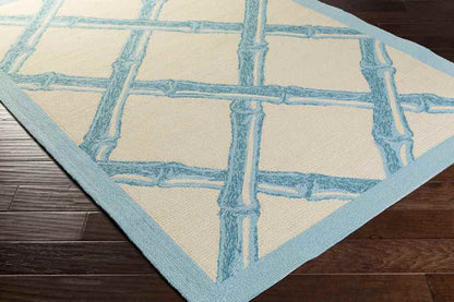 Birmingham Modern Blue/Ivory Area Rug