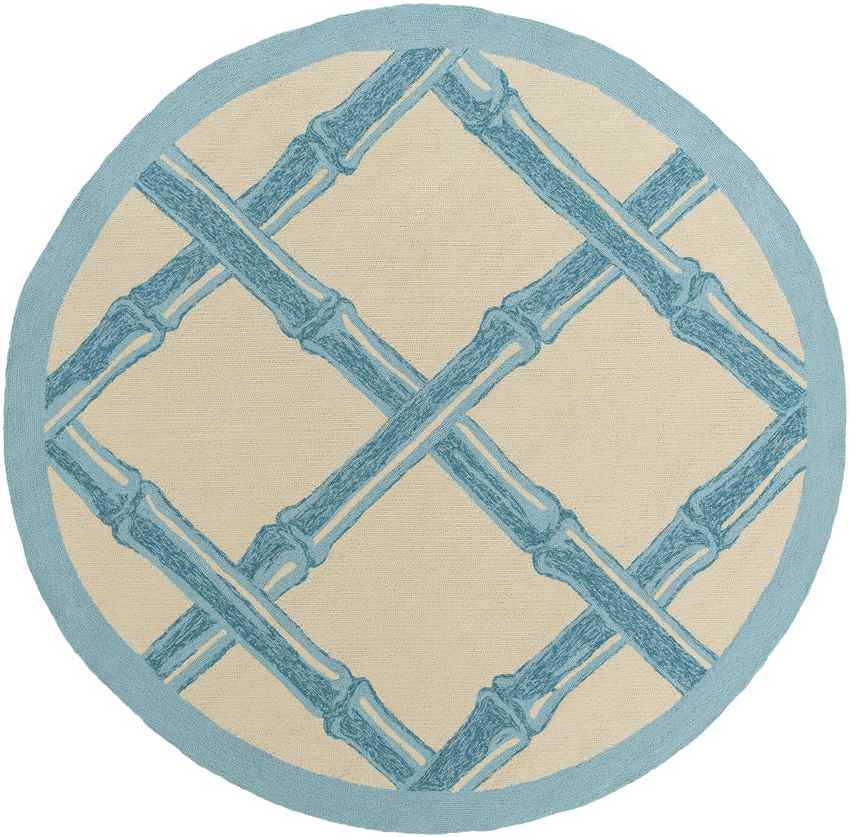 Birmingham Modern Blue/Ivory Area Rug