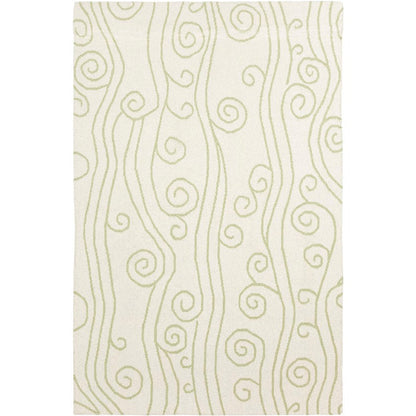 Bleckley Coastal Lime/White Area Rug