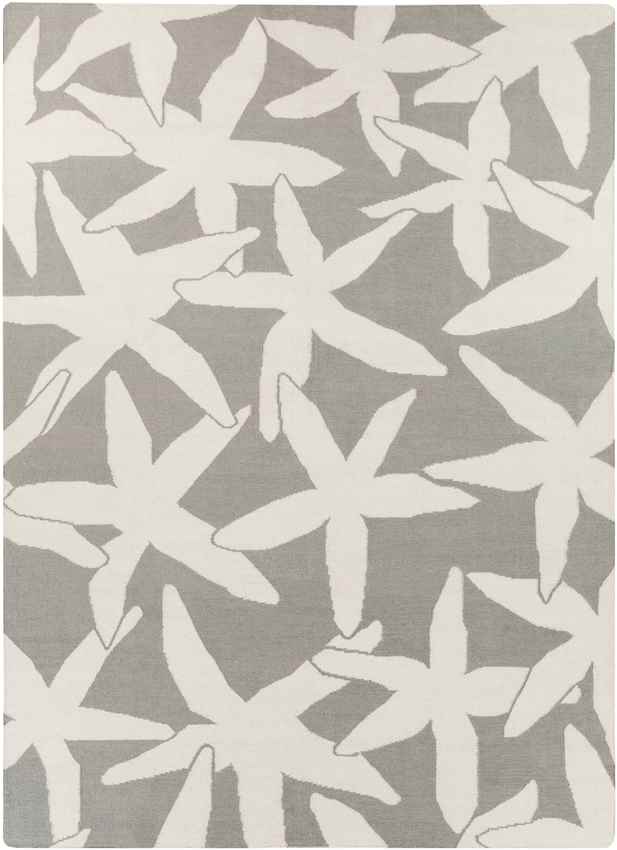Blevins Coastal Light Gray & White Area Rug