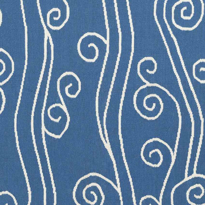 Bleckley Coastal Ink/White Area Rug