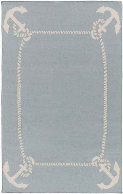 Blountsville Coastal Dusty Sage Area Rug