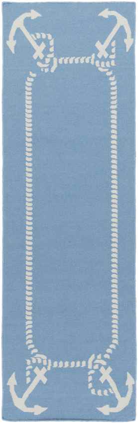 Blountsville Coastal Blue Area Rug