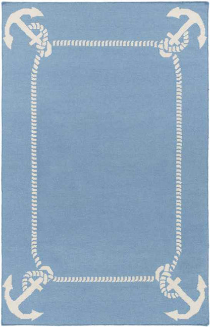 Blountsville Coastal Blue Area Rug