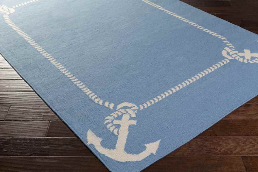 Blountsville Coastal Blue Area Rug