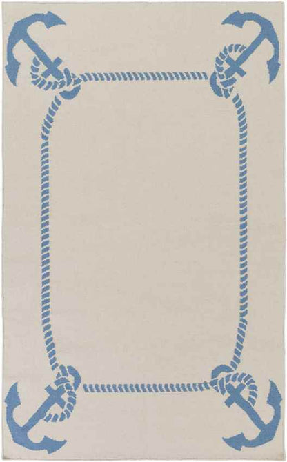 Blountsville Coastal Beige Area Rug