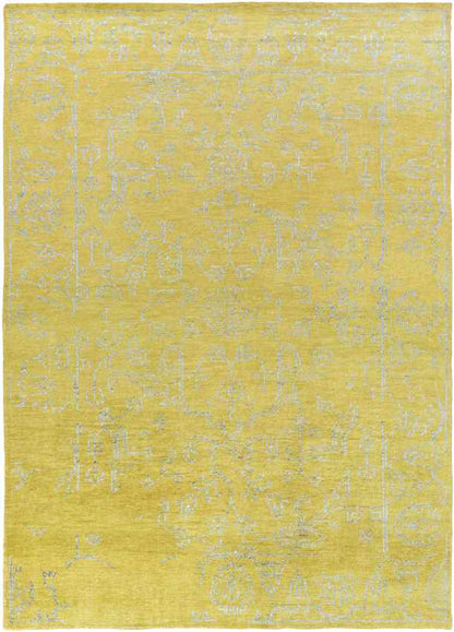 Boligee Traditional Yellow Area Rug