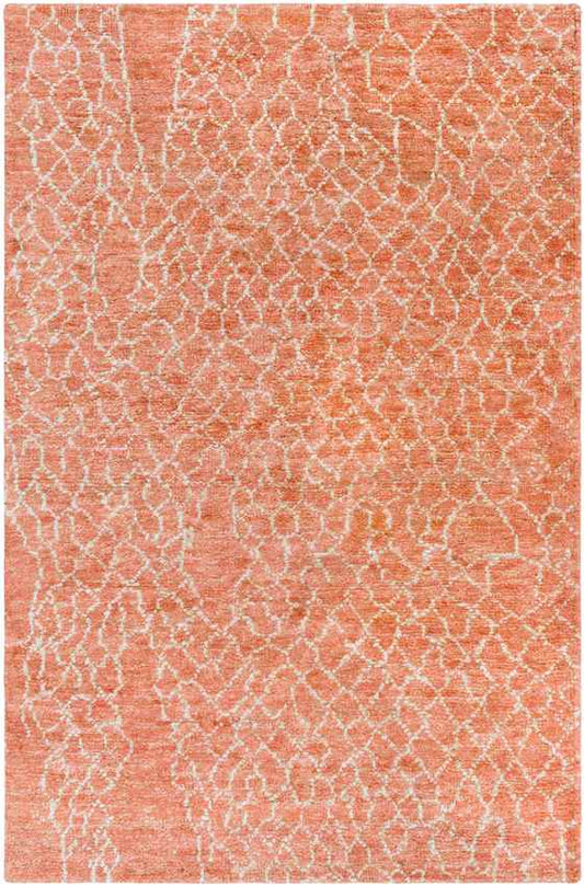 Laron Global Bright Orange Area Rug