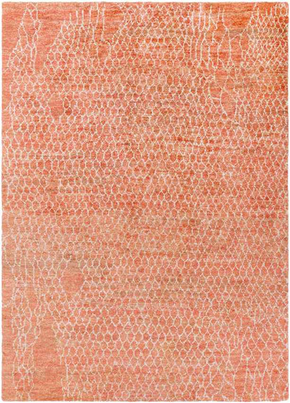 Laron Global Bright Orange Area Rug