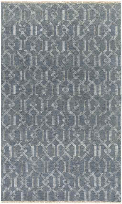 Melisenda Modern Navy Area Rug