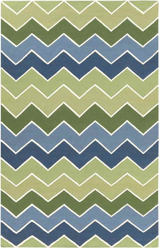 Branford Modern Green Area Rug