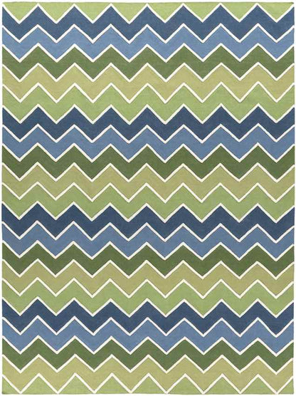 Branford Modern Green Area Rug