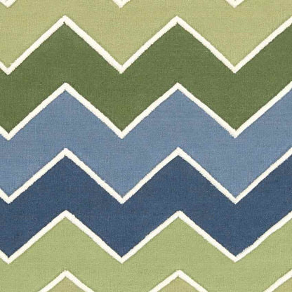 Branford Modern Green Area Rug