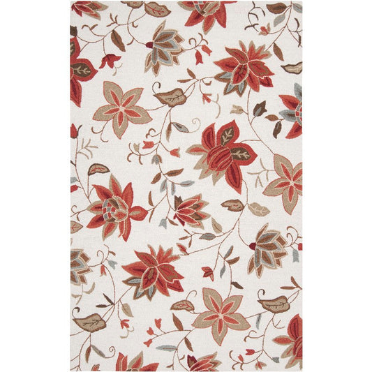 Braswell Modern White Area Rug