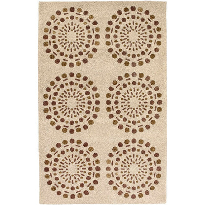 Wisch Cottage Cream Area Rug
