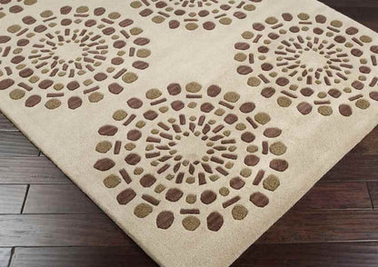Wisch Cottage Cream Area Rug