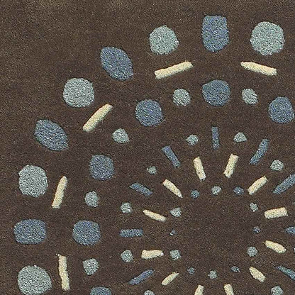 Wisch Cottage Dark Brown Area Rug