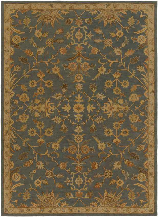 Rossburn Traditional Charcoal/Tan Area Rug