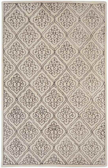 Woezik Traditional Ivory Area Rug