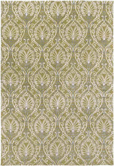 Callahan Traditional Ivory/White/Sky Blue Area Rug