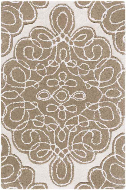Wolbert Cottage Medium Brown Area Rug