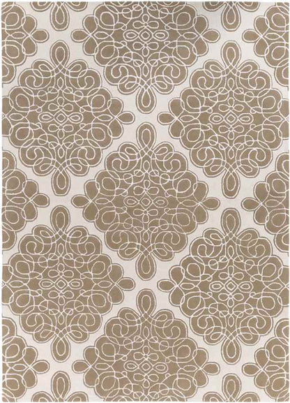 Wolbert Cottage Medium Brown Area Rug