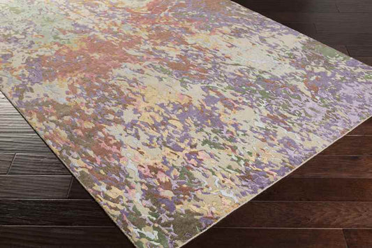 Charlton Modern Red/Green/Purple Area Rug