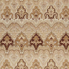 Sigourney Traditional Taupe/Dark Brown Area Rug